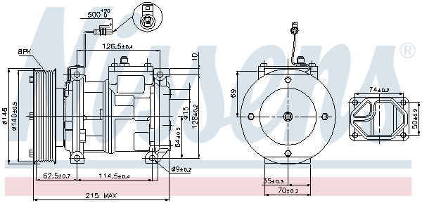 Nissens Airco compressor 89361