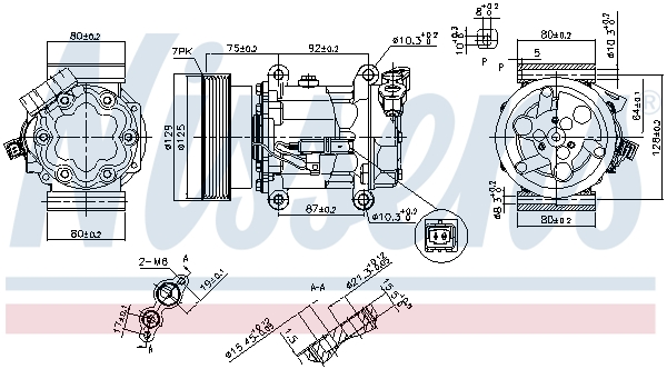 Nissens Airco compressor 89372