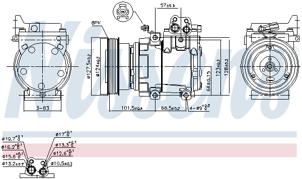 Nissens Airco compressor 89387