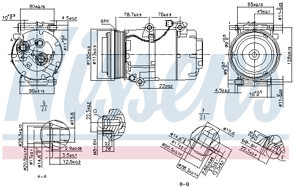 Nissens Airco compressor 89388