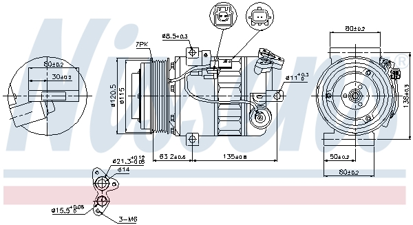 Nissens Airco compressor 89392