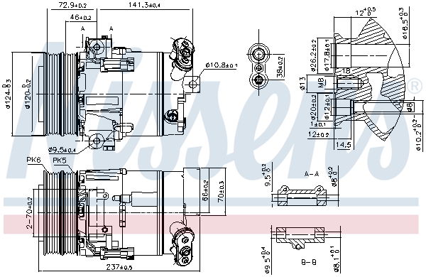 Nissens Airco compressor 89393