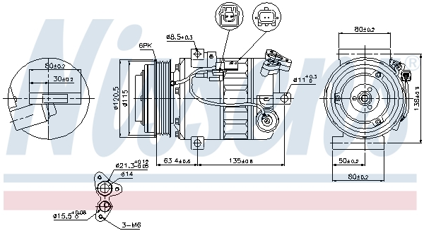 Nissens Airco compressor 89394