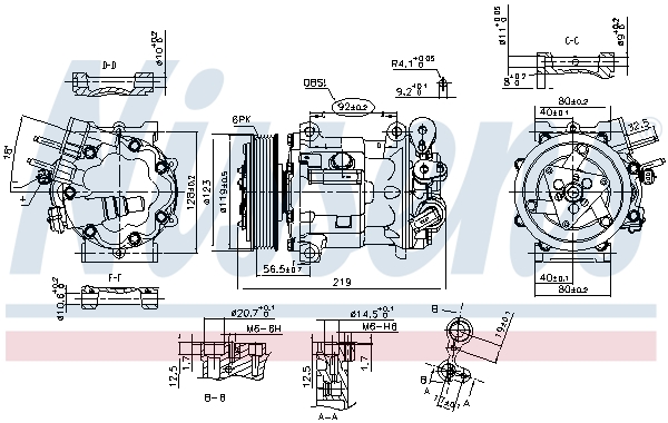 Nissens Airco compressor 89404