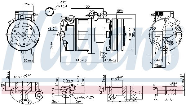 Nissens Airco compressor 89422