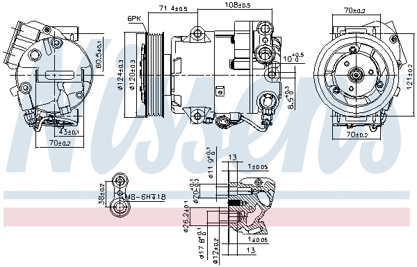 Nissens Airco compressor 89425