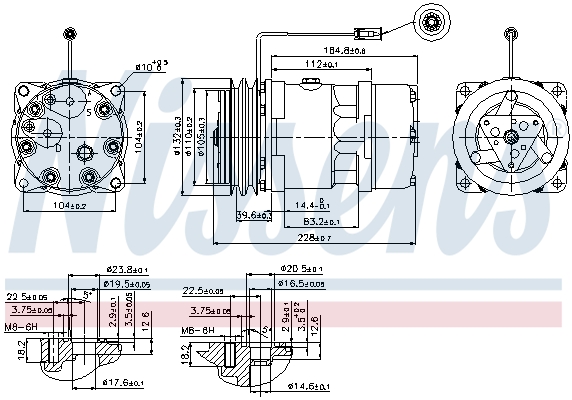 Nissens Airco compressor 89439