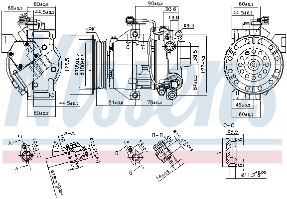 Nissens Airco compressor 89443