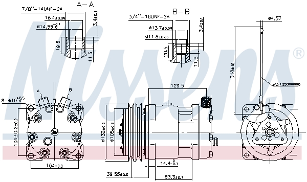 Nissens Airco compressor 89461