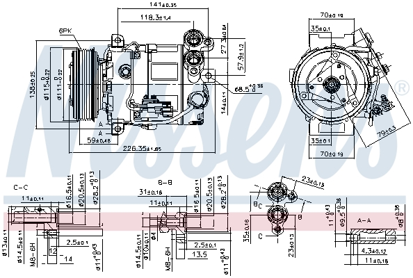 Nissens Airco compressor 89465