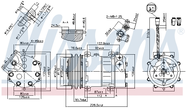 Nissens Airco compressor 89468