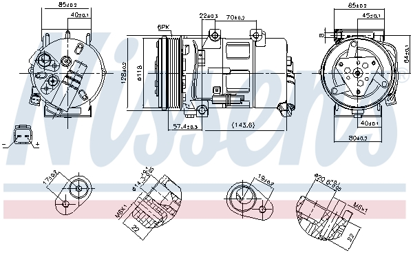 Nissens Airco compressor 89493