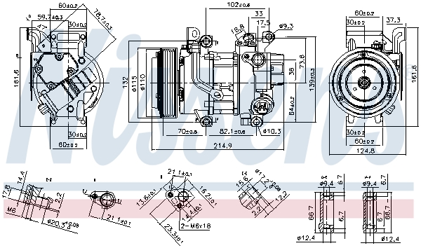 Nissens Airco compressor 89528