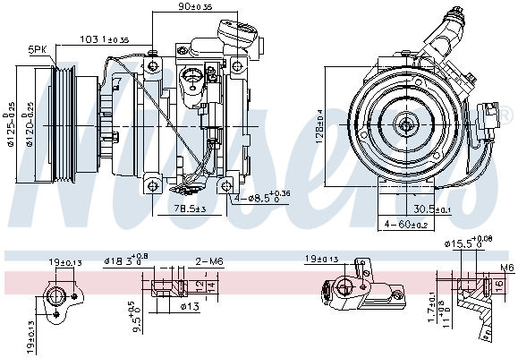 Nissens Airco compressor 89576