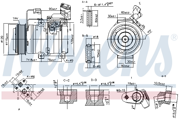 Nissens Airco compressor 89586