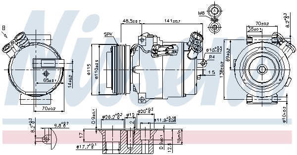 Nissens Airco compressor 89592