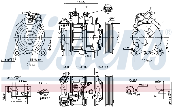 Nissens Airco compressor 89593