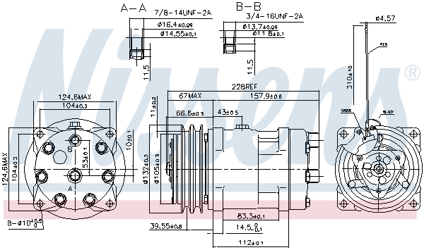 Nissens Airco compressor 89636
