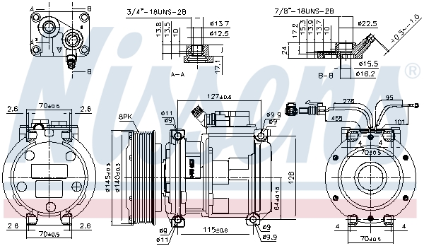 Nissens Airco compressor 89752