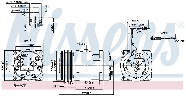Nissens Airco compressor 89776