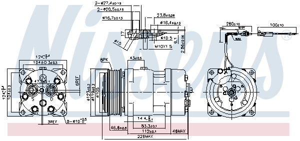Nissens Airco compressor 899928