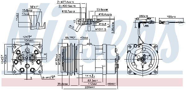 Nissens Airco compressor 899929