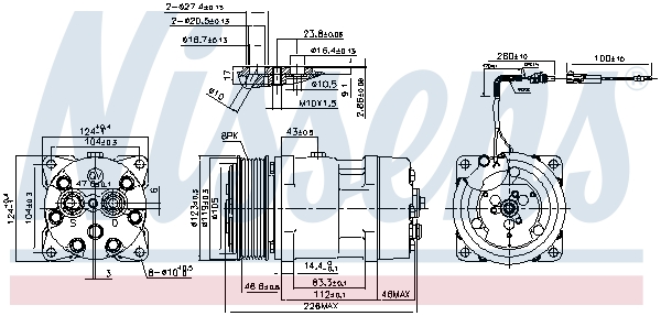 Nissens Airco compressor 899930