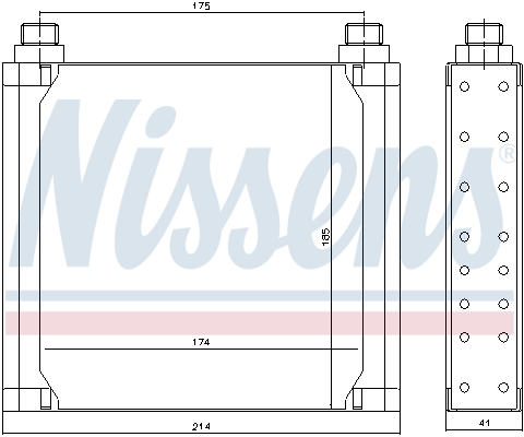 Nissens Oliekoeler motorolie 90535