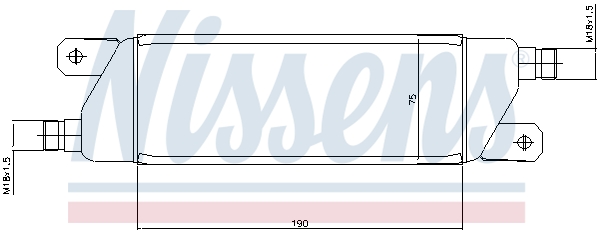 Nissens Oliekoeler motorolie 90568