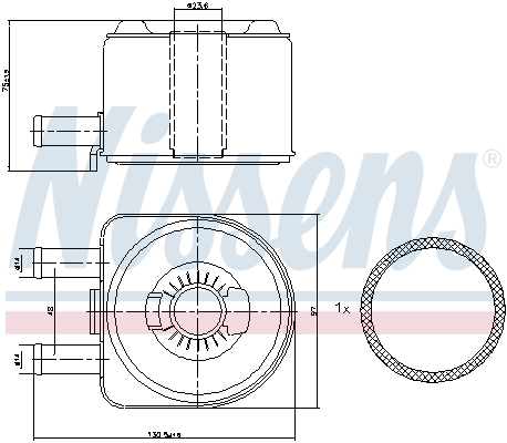 Nissens Oliekoeler motorolie 90603