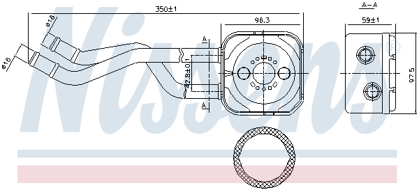 Nissens Oliekoeler motorolie 90685