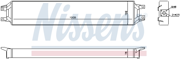 Nissens Oliekoeler motorolie 90731