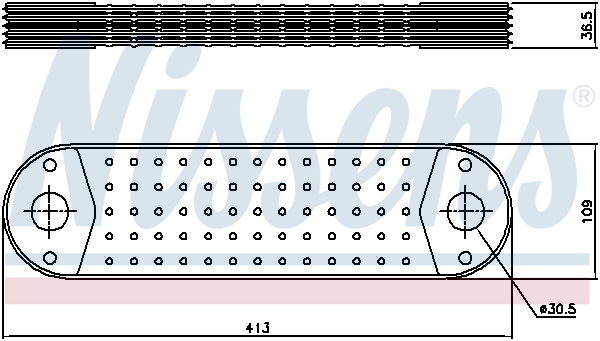 Nissens Oliekoeler motorolie 90762