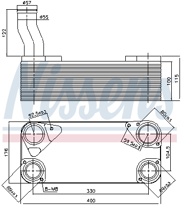 Nissens Oliekoeler retarder 90954