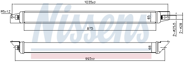 Nissens Oliekoeler motorolie 91485