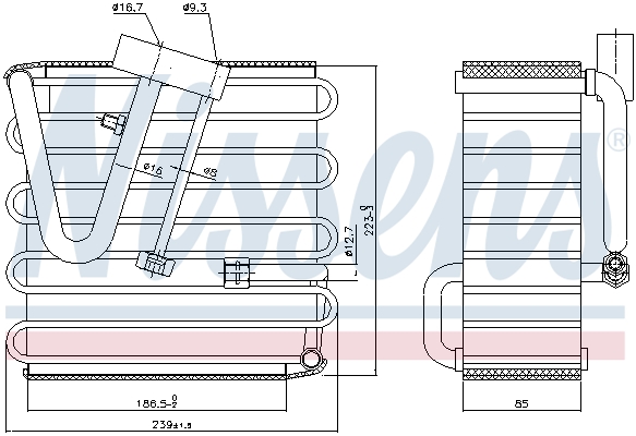 Airco verdamper Nissens 92022