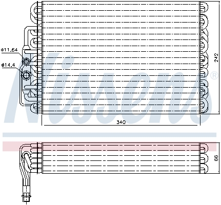 Nissens Airco verdamper 92063