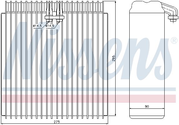 Nissens Airco verdamper 92107