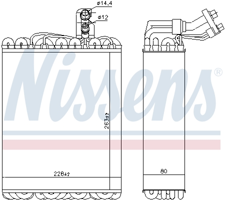 Nissens Airco verdamper 92135