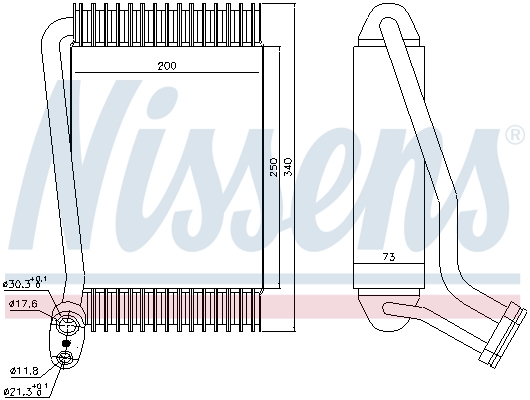 Nissens Airco verdamper 92143