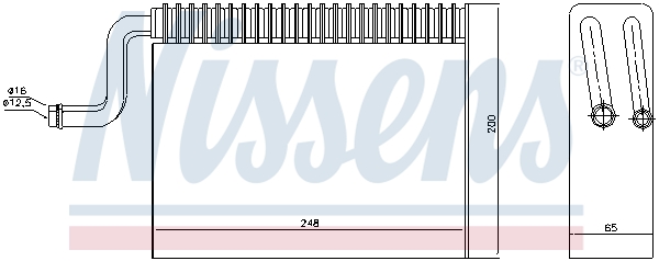 Nissens Airco verdamper 92150