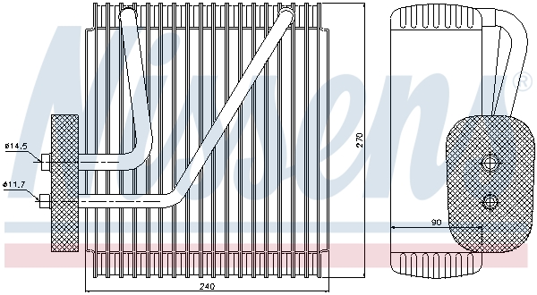 Nissens Airco verdamper 92161