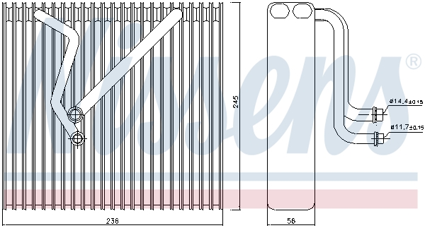 Nissens Airco verdamper 92163