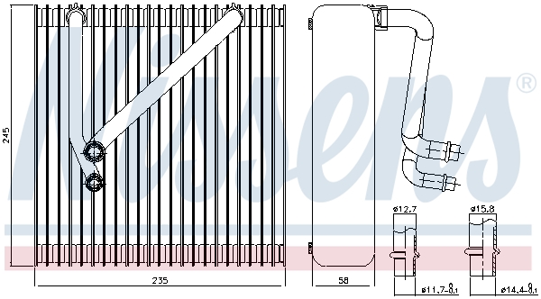 Nissens Airco verdamper 92164