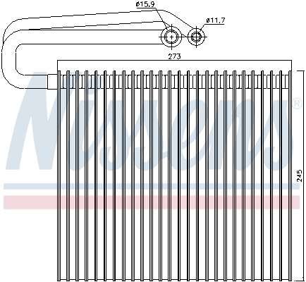 Nissens Airco verdamper 92165