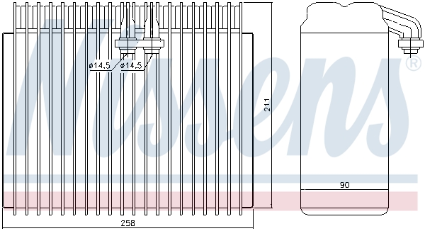 Nissens Airco verdamper 92171