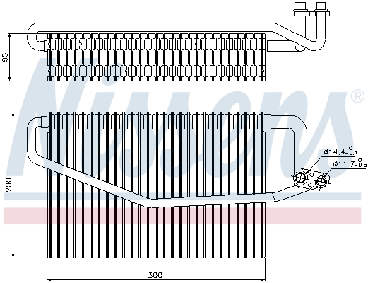 Nissens Airco verdamper 92173