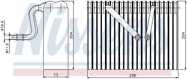 Nissens Airco verdamper 92183