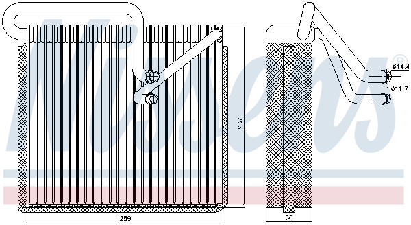 Nissens Airco verdamper 92190