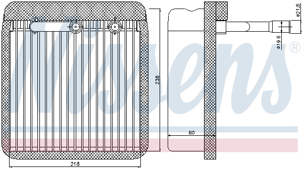 Nissens Airco verdamper 92193